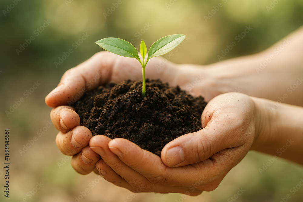 Plant in Hands Photo Plant in Hands Photo