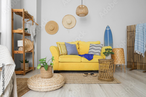 Interior of living room wit...