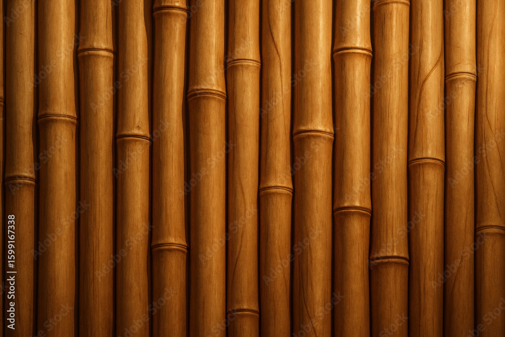 Fototapeta premium Bamboo Stalks Background (Photo)