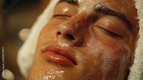 Invigorating Facial Treatment: A Moment of Serene Renewal for the Complexion