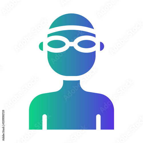 swimmer Gradient icon
