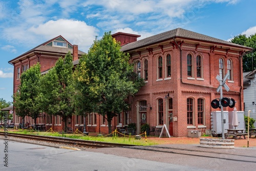 Historic Train Station on a Summer Afternoon, Sunbury Pennsylvania