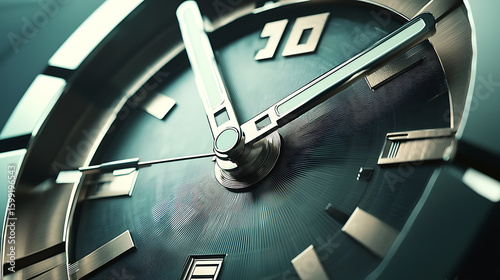 A close up of a watch face with the hands at the numbers 10 and 2