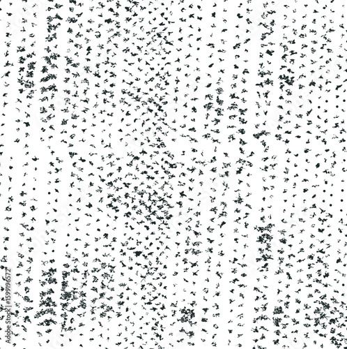 A noisy texture in the form of a cluster of small, jagged spots.