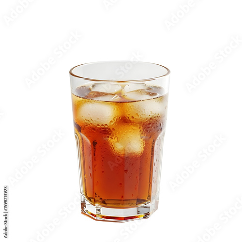 Wallpaper Mural Iced Brown Drink in a Glass Tumbler. Torontodigital.ca