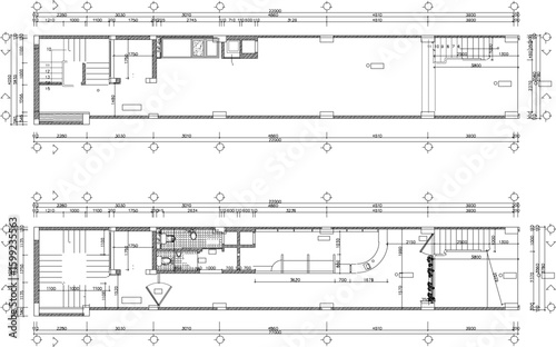 Vector sketch illustration silhouette architectural design section view interior plan site plan layout of 5 star high rise apartment and flat 