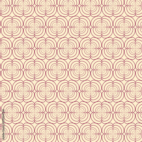 Seamless geometric pattern with line and dots circle for industrial pattern Victor.