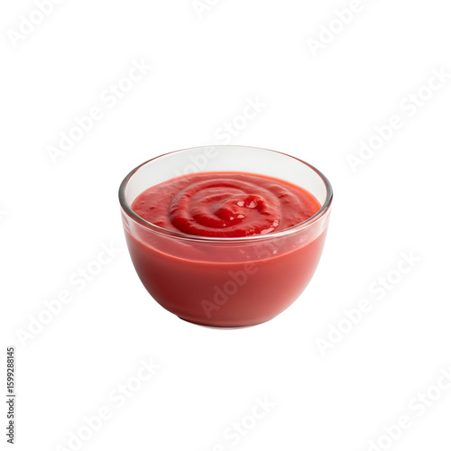 Wallpaper Mural Red Tomato Ketchup in a Glass Bowl. Torontodigital.ca