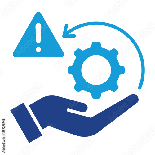 Crisis Handling Icon.