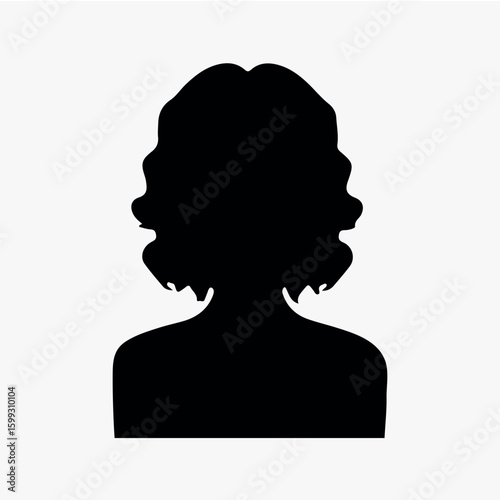 Diverse people silhouette collection isolated element vector