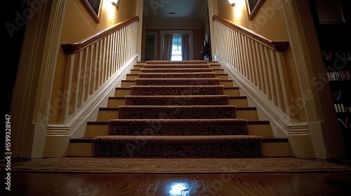 Grandiose Indoor Staircase: A Glimpse into Elegant Architecture