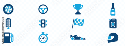 Motorbike icon set . helmet icon vector illustration. Biker equipment for safety concept