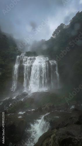 Tad Khamued waterfall, Bolaven Plateau, champasak, Lao