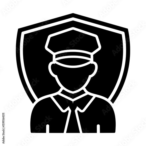 Security Officer Icon.