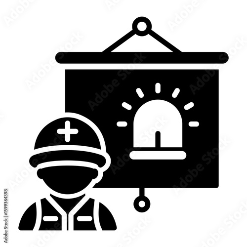 Emergency Training Icon.