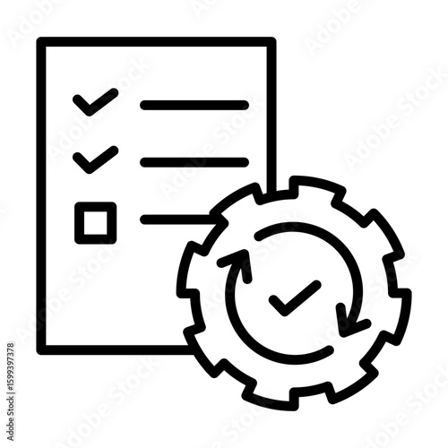 Image icon of a To-Do list being automatically checked off.