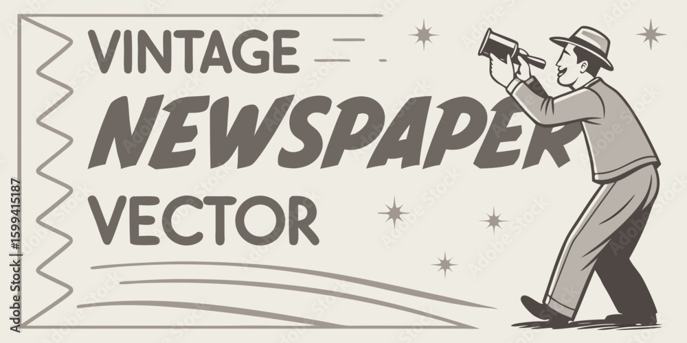 Fototapeta premium Newspaper design 