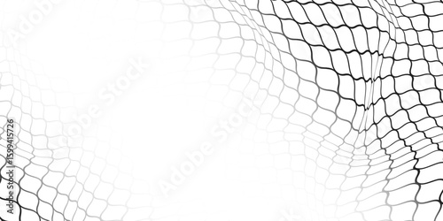 Net pattern. Rope net vector silhouette. Soccer, football, volleyball, tennis and tennis net pattern. Fisherman hunting net rope texture / pattern.