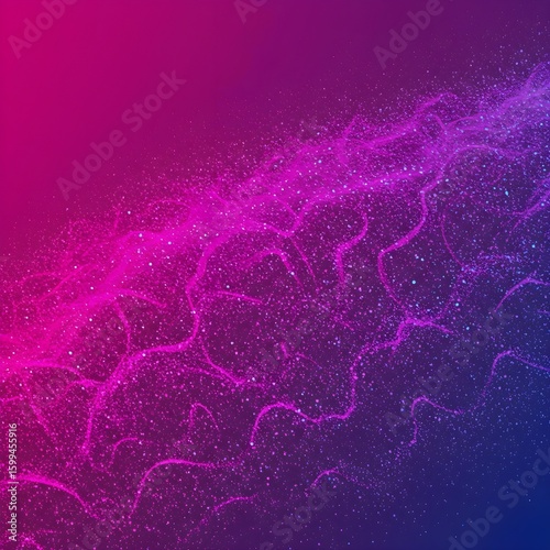 Generative AI, Light particles in space, background image