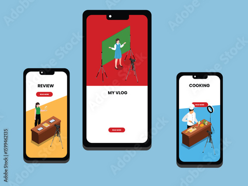Representation of Sleep Disorders and Solutions 3d isometric vector illustration
