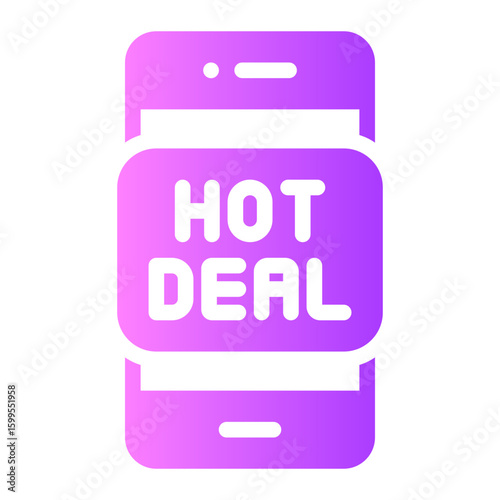 hot deal gradient icon