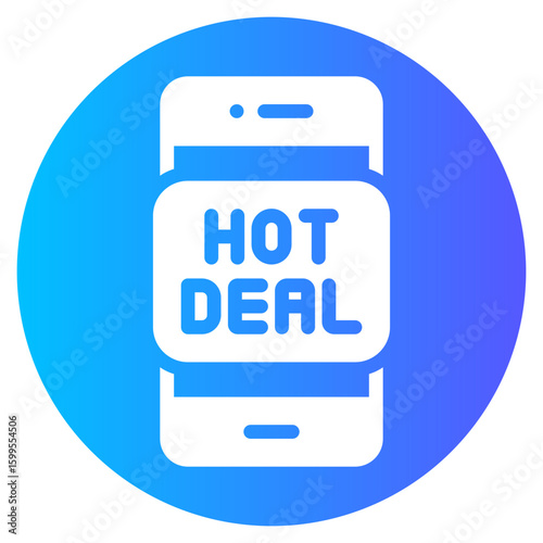 hot deal gradient icon