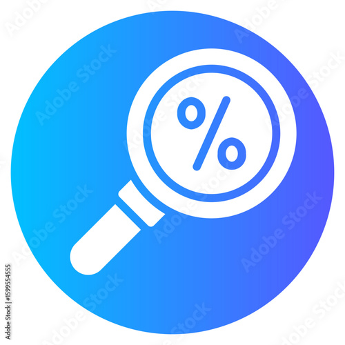 loupe gradient icon