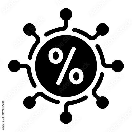 percentage glyph icon