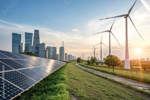 Vibrant Tech Landscape: Eco-Friendly City Solutions

