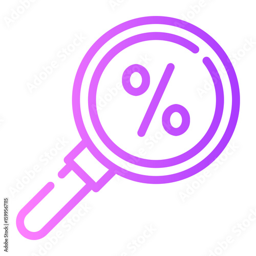 loupe gradient icon