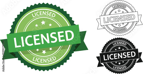 Find licensed product certification seals and stamps for business compliance and legal authorization