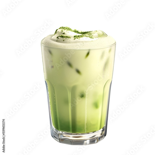 green dessert