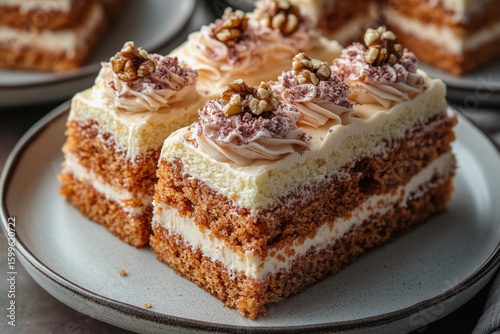 Wallpaper Mural A plate with a piece of cake. Torontodigital.ca