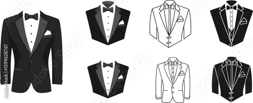 Shop the best tuxedo suit styles for men formal wear black tie event wedding prom and party outfits