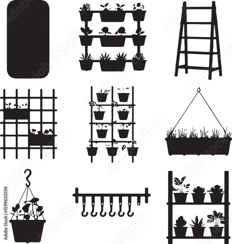 Garden planters and accessories vertical garden hanging planter