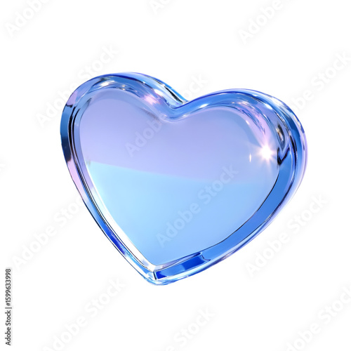 heart shaped glass