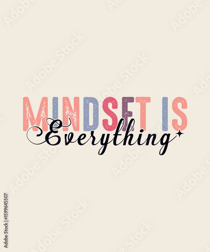 Colorful  Motivational Quote SVG Design. vector Illustration