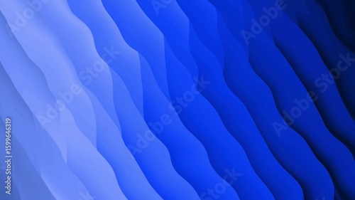 Abstract blue wavy layered shapes for design projects needing modern and dynamic visuals with a sense of movement and depth.