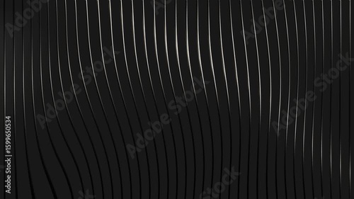 Wallpaper Mural Dark wavy metallic pattern great for backgrounds, designs, invitations, digital art, textures, fashion prints, packaging, and branding projects. Torontodigital.ca
