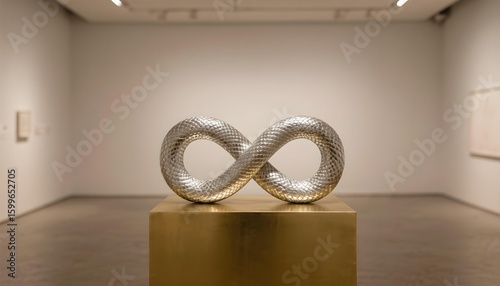Infinity symbol logo, infinity simple vector icon. Mathematics eternity and infinite symbol.