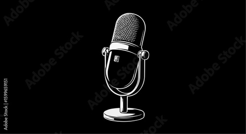 Microphone isolated 