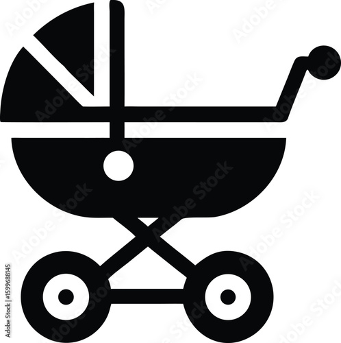 baby stroller icon