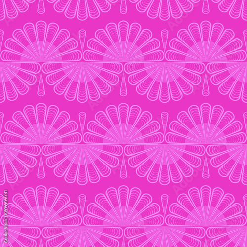 pink neon bright green geometric pattern