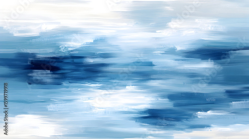 Blue and white cloudy sky.