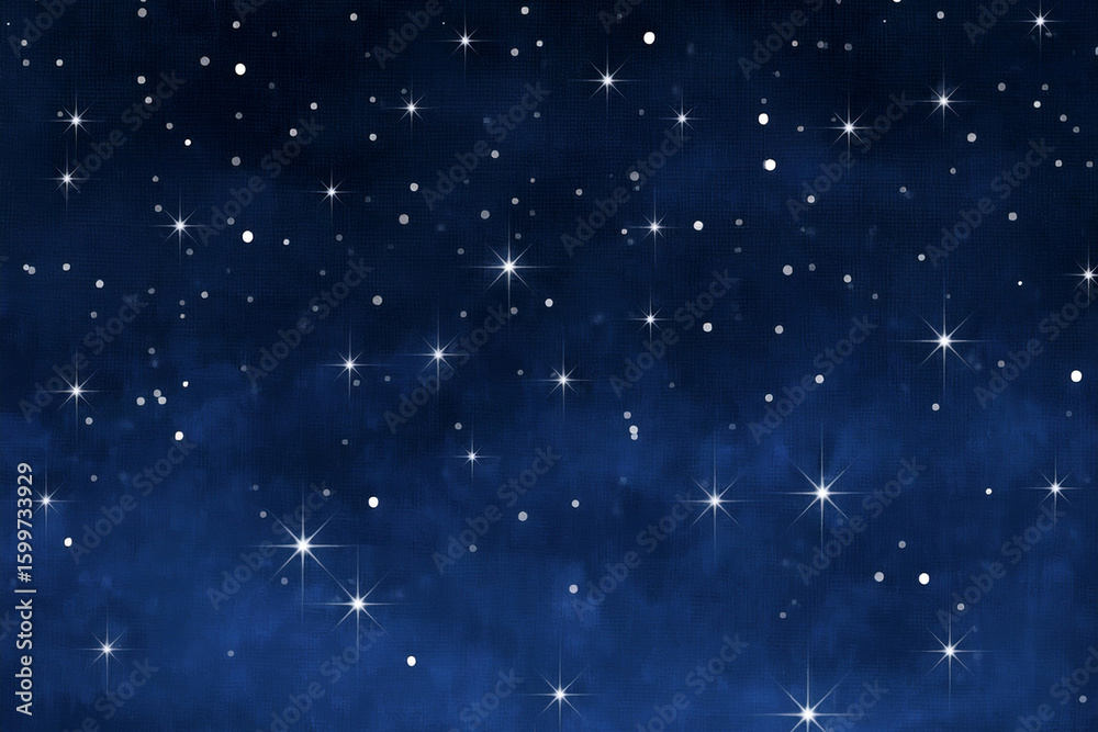 Fototapeta premium 夜空にきらめく星