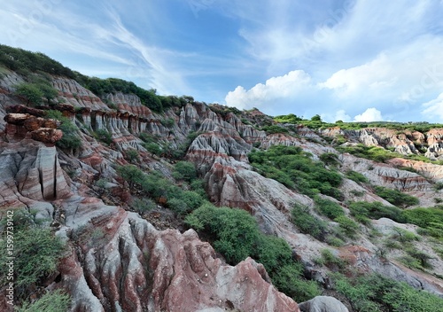 Kelabbamaja canyon at sabu island, small island of Indonesia