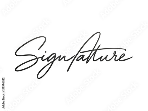 signature logo png image on transparent background