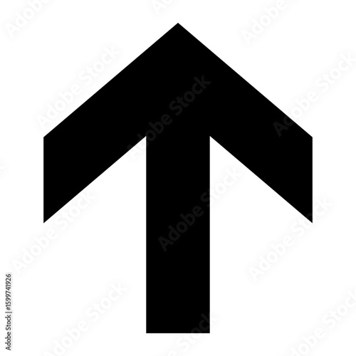 up arrow, black directional arrow icon. upward, forward, upload icon