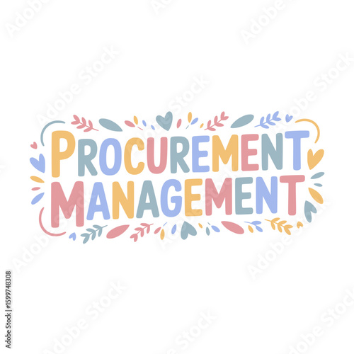 Procurement Management Handwritten Design