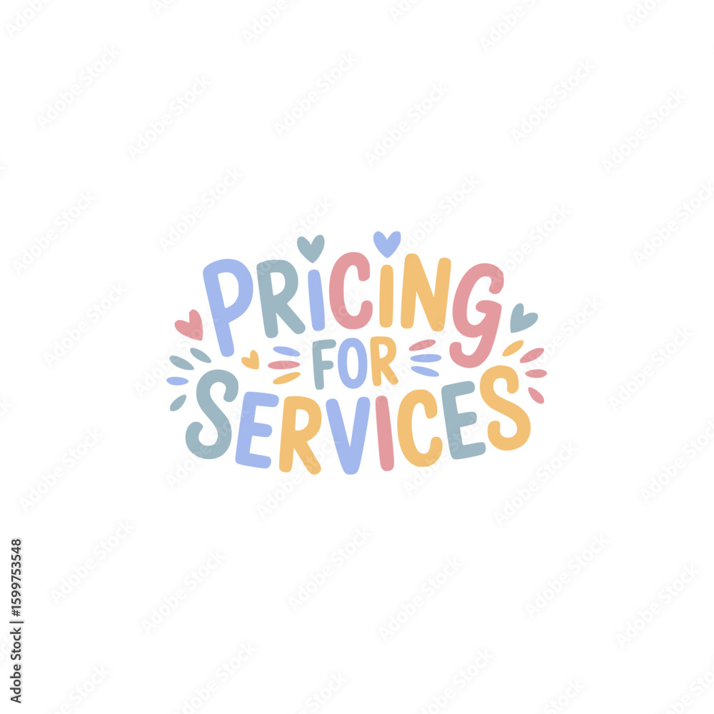 Obraz premium Service Pricing Strategy Guide Sticker
